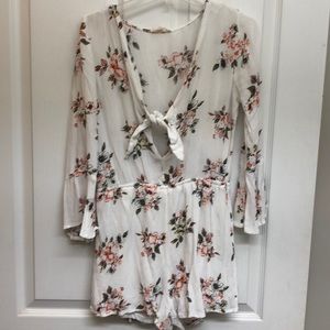 Casual Romper with 3/4 sleeve
